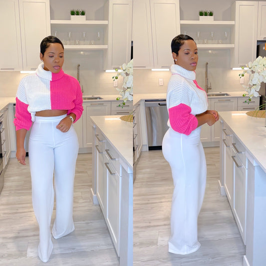 HIGH WAISTED WIDE LEG PANT