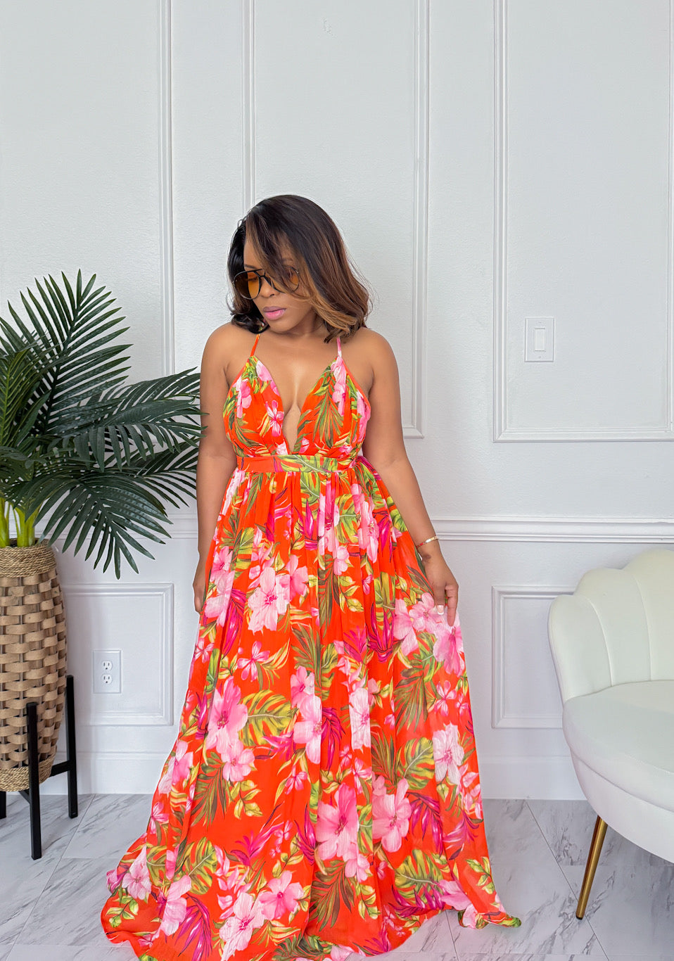 THE TROPICAL MAXI DRESS