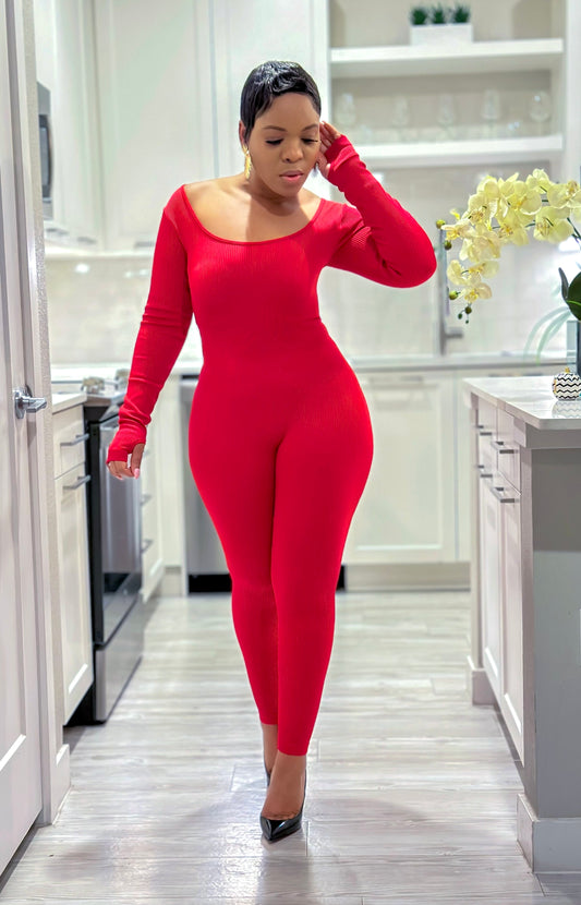 Figure me out jumpsuit