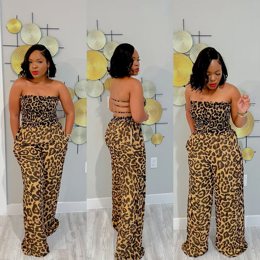 BIANCA LEOPARD PRINT JUMPSUIT