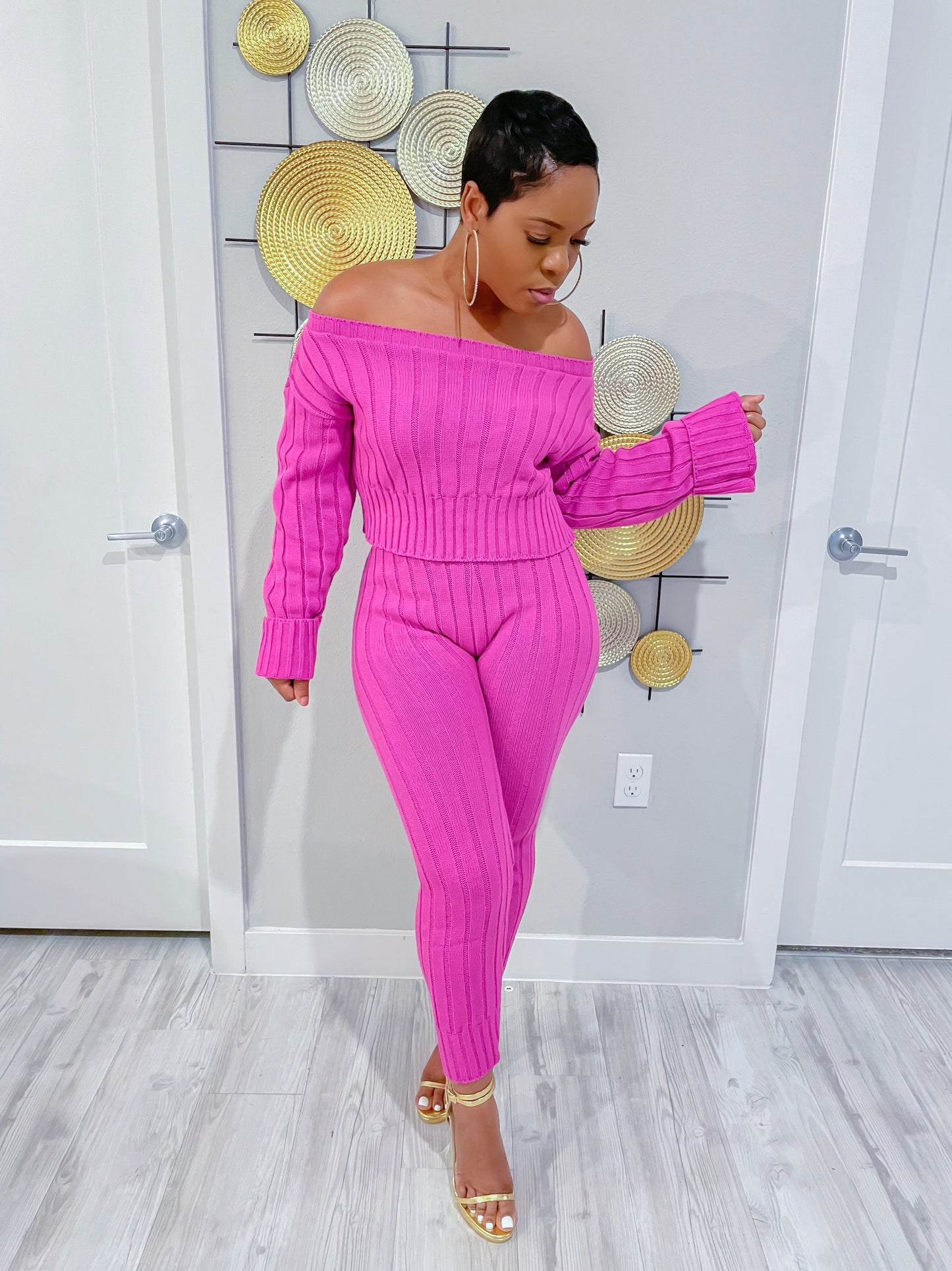 GET INTO IT FALL SET (Fuchsia)