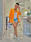 FASHION DAILY BLAZER Orange