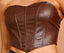 LEATHERETTE CORSET TOP