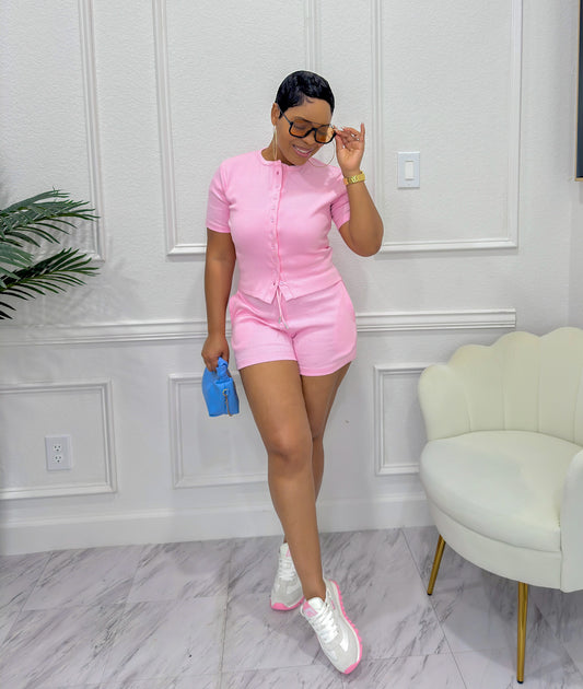 Sunny Days Shorts Set