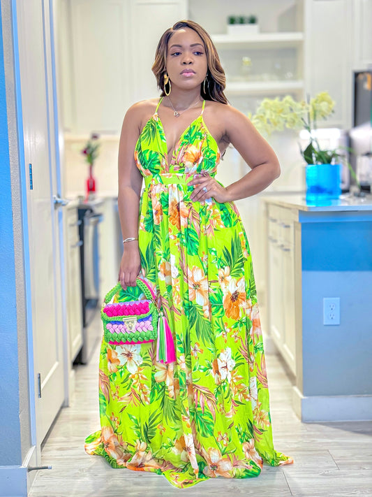 THE TROPICAL MAXI DRESS