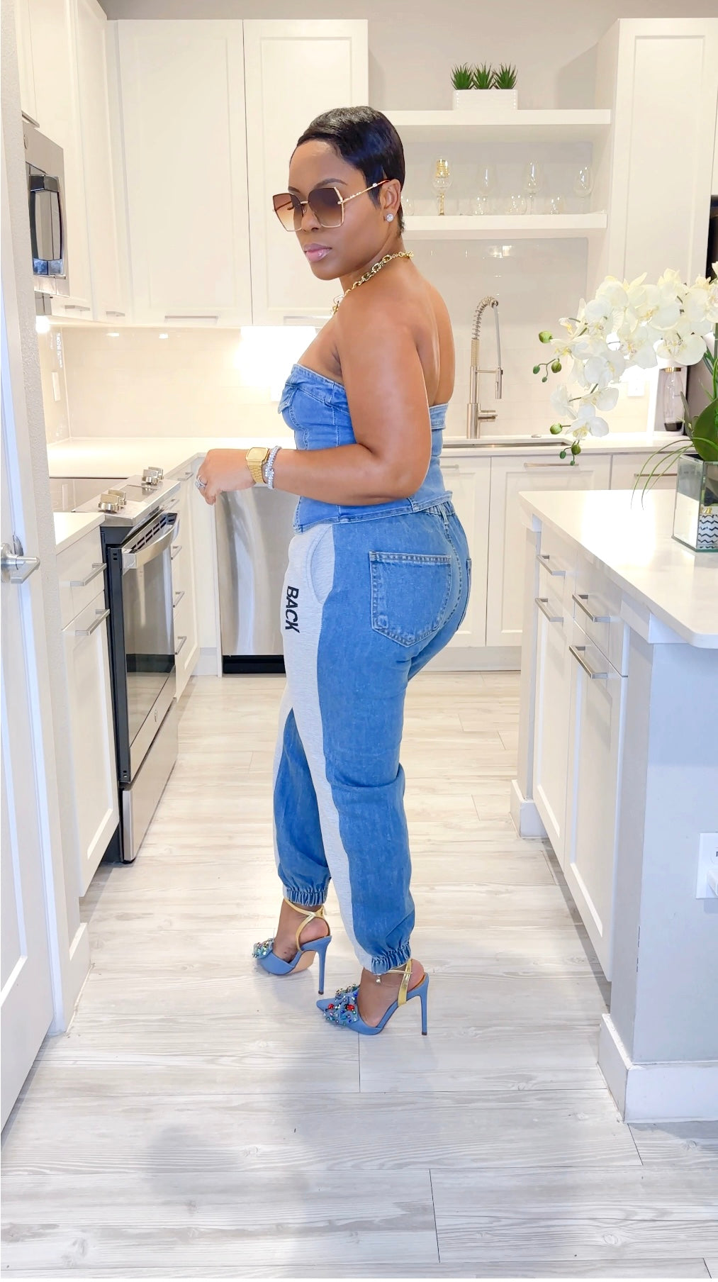 half & half Lux Jogger