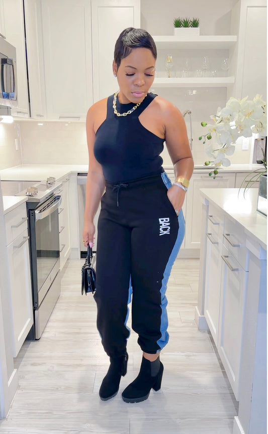 half & half Lux Jogger