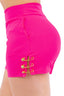 Sassy Pin Shorts Hot Pink