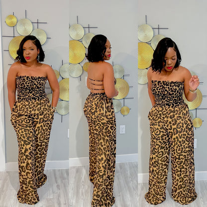 BIANCA LEOPARD PRINT JUMPSUIT