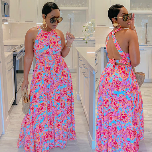 SPRING FLOWING MAXI DRESS